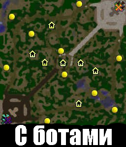 Battle Tanks карта для Варкрафт с ботами